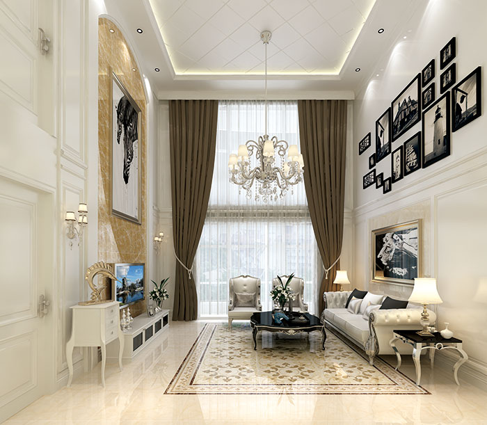 pp电子瓷砖客厅KYP8055-KYP8055H成效图