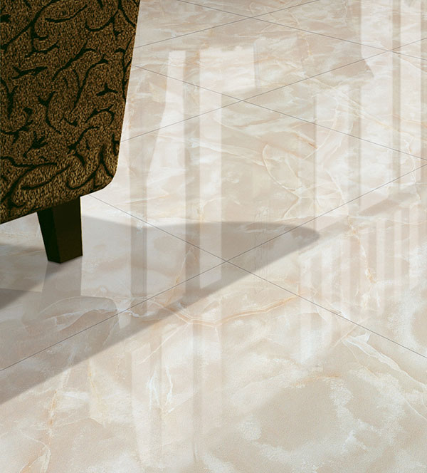 pp电子玉石瓷砖羊脂玉KYP8005铺贴成效图