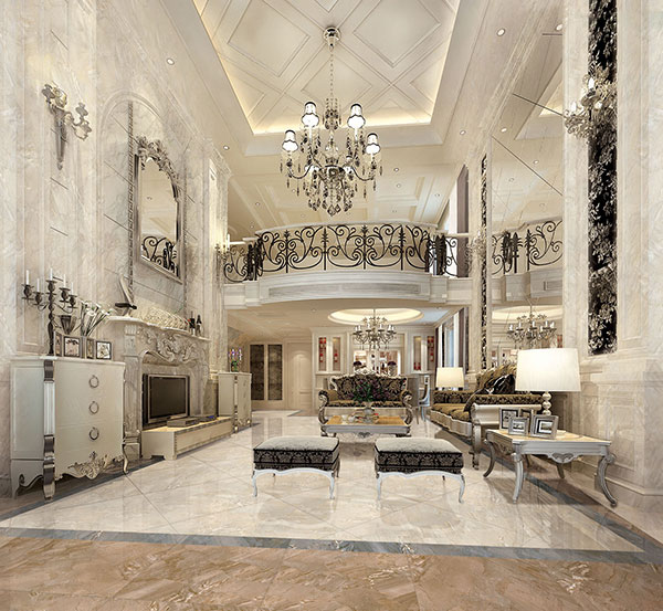 pp电子爱丁堡系列全抛釉瓷砖格兰石KYS8066瓷砖成效图