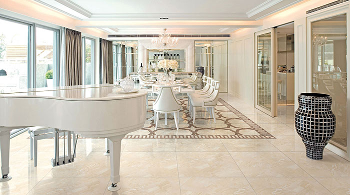 pp电子瓷砖全抛釉瓷砖KYS8061-KKYP8069-KYS8068餐厅成效图