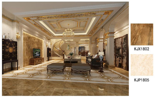 pp电子金刚釉瓷砖维也纳金玉KJP1805成效图