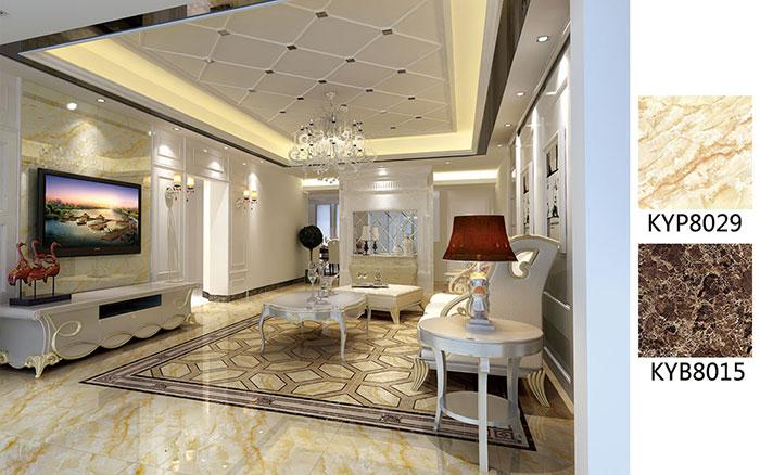 陶瓷一线品牌pp电子瓷砖客厅成效图
