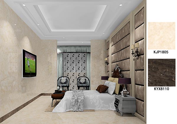 pp电子瓷砖案例鉴赏卧室成效图