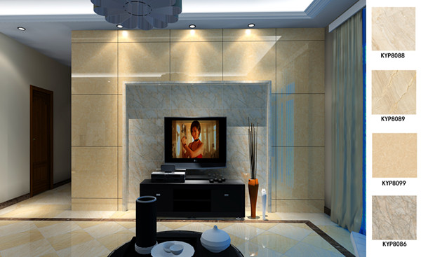 pp电子瓷砖利用成效：佛山季园和府115方现代风格户型装建成效鉴赏