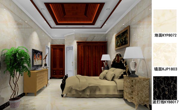 pp电子瓷砖利用成效：徐州开元翡翠湾E户型装建成效鉴赏