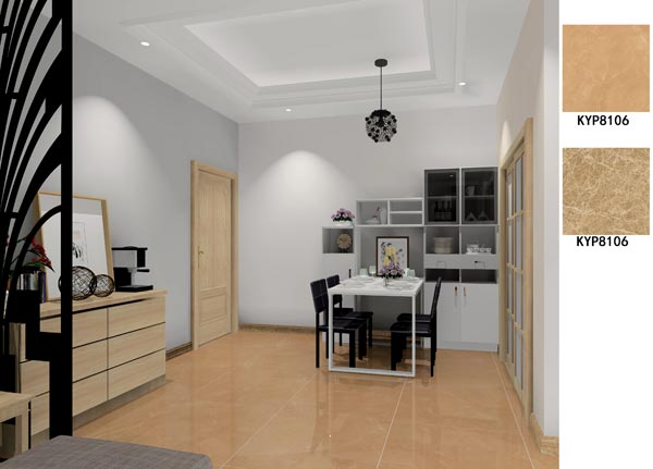 pp电子瓷砖利用成效：大沥碧桂园·华府02户型装建成效鉴赏