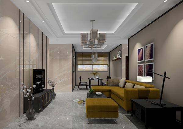 pp电子家装：佛山灯湖华府133㎡现代简约装建成效鉴赏