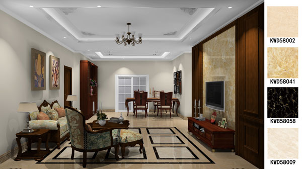 pp电子家装：佛山保利紫山国际135㎡欧式风格装建鉴赏