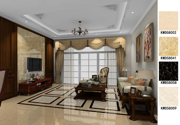 pp电子家装：佛山保利紫山国际135㎡欧式风格装建鉴赏