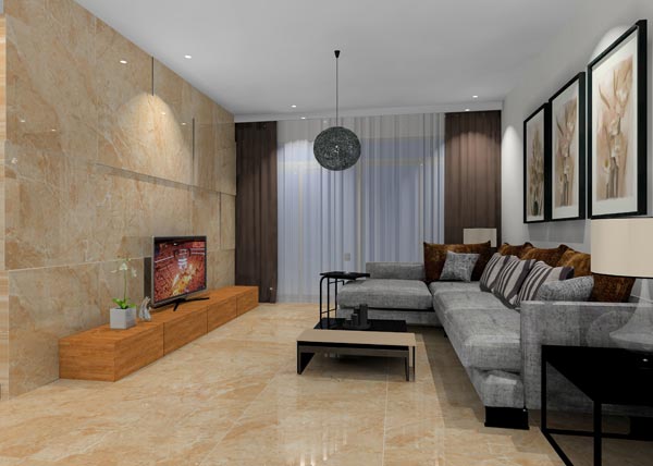 pp电子家装：佛山灯湖华府90㎡现代简约装建成效鉴赏