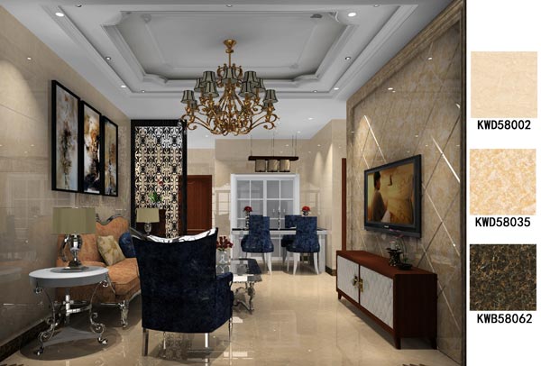 pp电子家装：佛山保利紫山国际115㎡欧式风格装建鉴赏