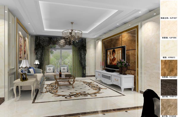pp电子家装：天津廊坊塞纳荣府148㎡简欧风格装建鉴赏