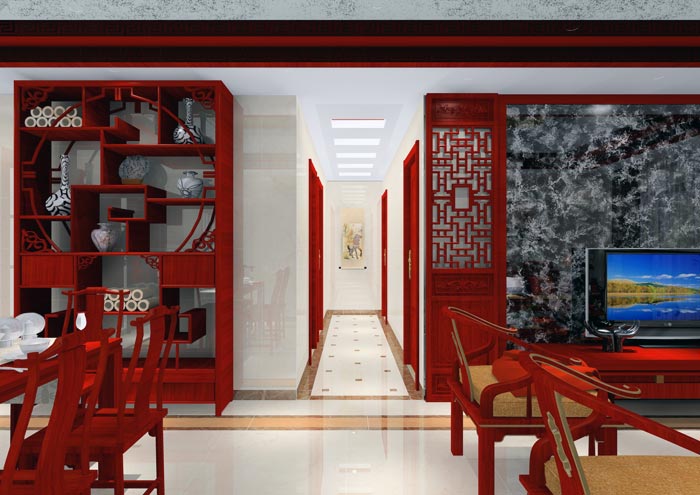 pp电子家装：佛山合景新鸿基·泷景113㎡新中式装建成效鉴赏