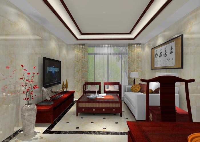 pp电子家装：佛山合景新鸿基·泷景100㎡新中式装建成效鉴赏