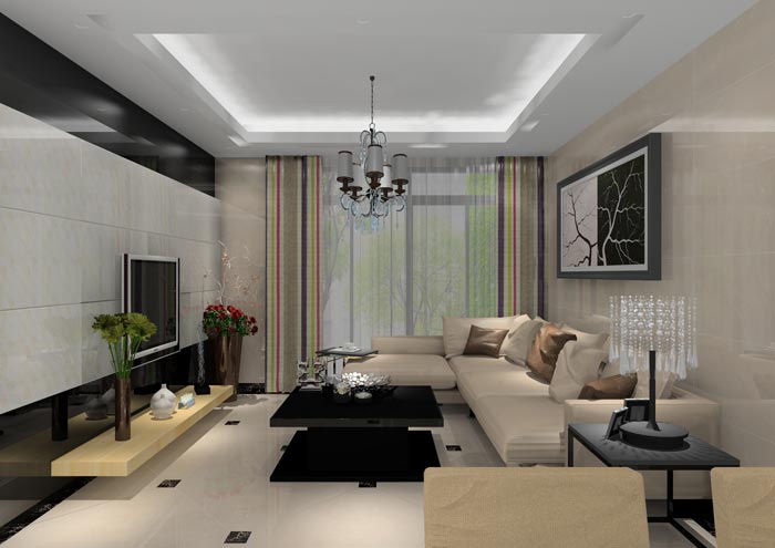 pp电子家装：佛山合景新鸿基·泷景96㎡简约现代装建成效鉴赏