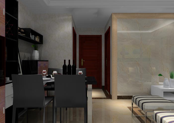 pp电子家装：佛山丹灶桂丹颐景园74㎡简约现代装建成效鉴赏