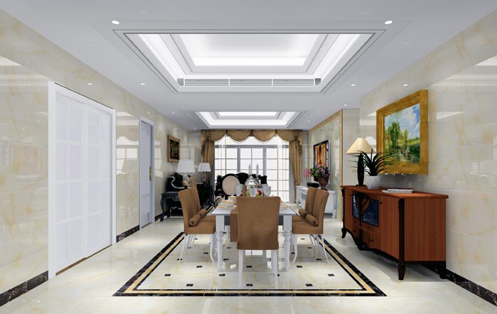 pp电子家装：佛山恒宝御龙湾128㎡的欧式风格装建鉴赏