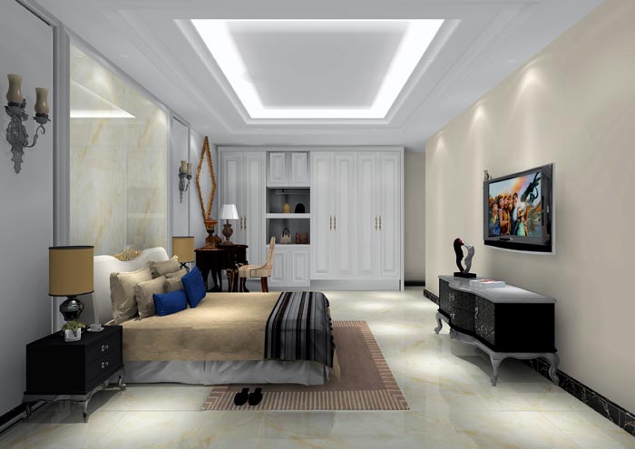 pp电子家装：佛山恒宝御龙湾128㎡的欧式风格装建鉴赏