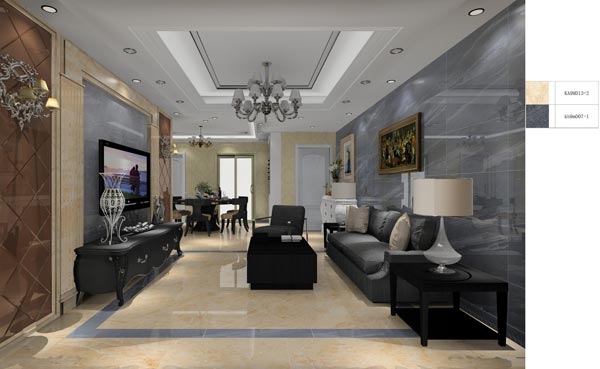 pp电子家装：井冈山和谐家园安设幼区130㎡欧式风格装建鉴赏