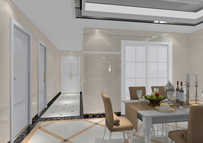 pp电子家装：佛山佛山容桂颐澳花圃100㎡的欧式风格装建鉴赏