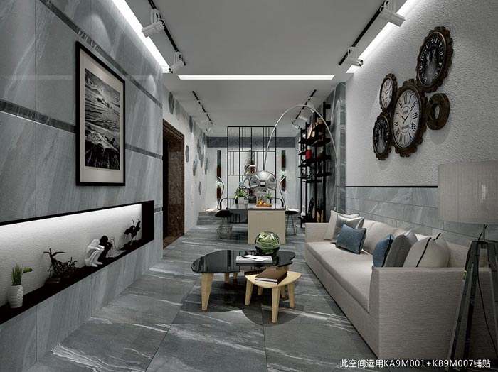 pp电子瓷砖9面通体大理石