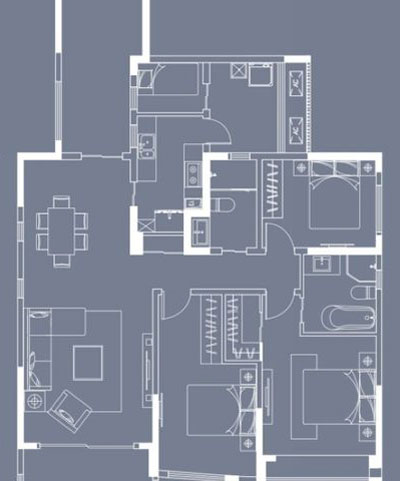 pp电子家装：成都中环丰锦153㎡的欧式风格装建鉴赏