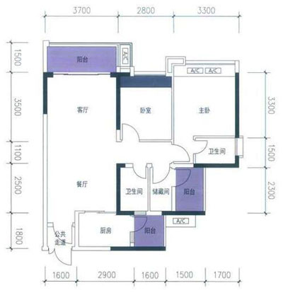 pp电子家装：佛山禅城怡翠晋盛花圃91㎡的现代风格装建鉴赏