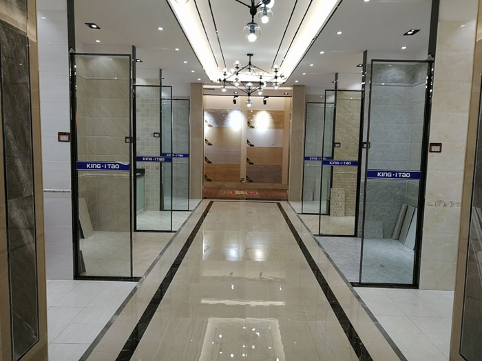【实景案例】陶瓷一线品牌pp电子瓷砖沉庆垫江200方专卖店鉴赏