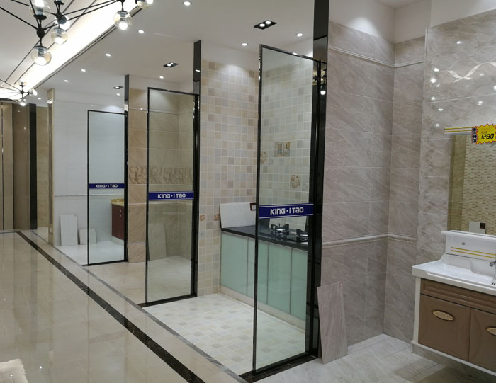 【实景案例】陶瓷一线品牌pp电子瓷砖沉庆垫江200方专卖店鉴赏