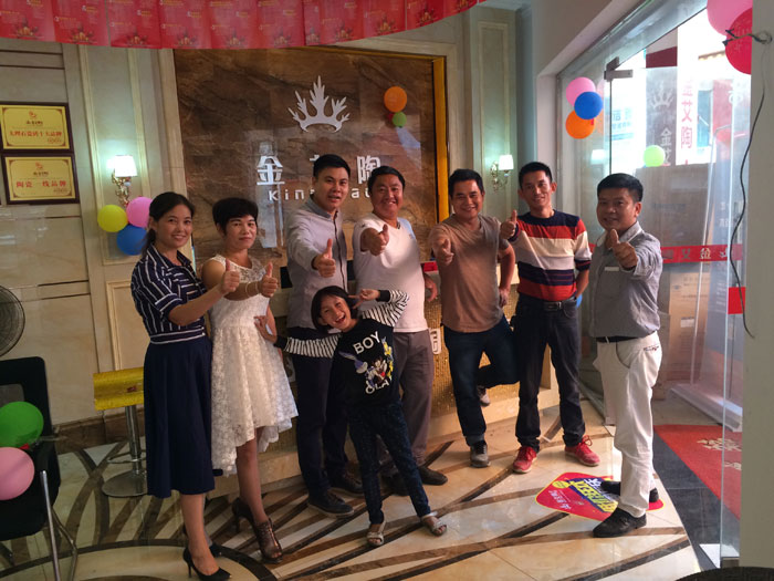 陶瓷一线品牌pp电子瓷砖都昌店周年庆签单不休，喜报来袭