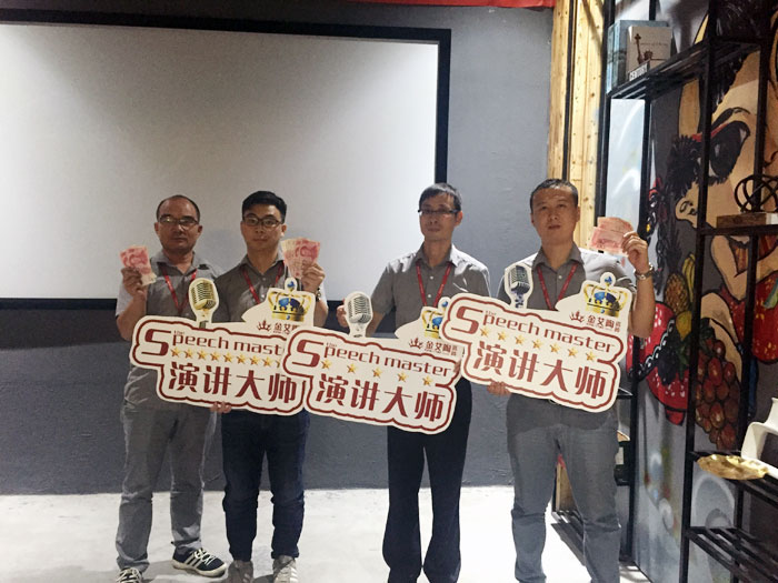 陶瓷一线品牌pp电子瓷砖“若何急剧向新客户介绍公司和服务”演讲角逐圆满实现