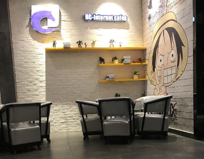 pp电子现代仿古砖案例:别说了，一路去这个1000方的网咖开黑！