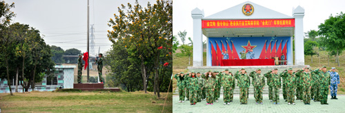 pp电子在广州黄埔军校进行军事拓展特训