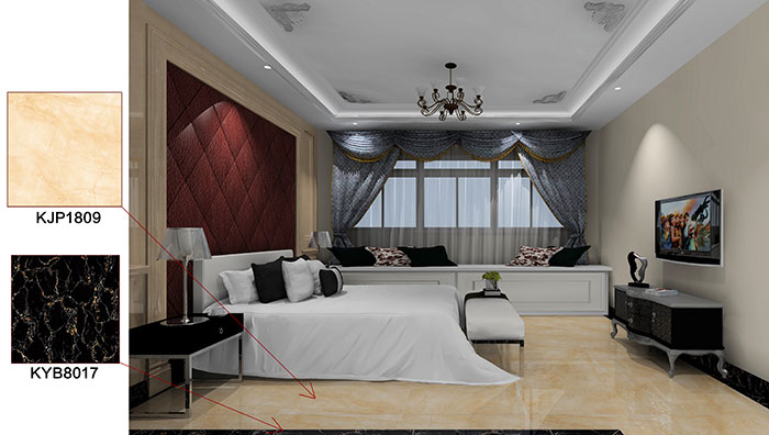 佛山万科·湖岸装建案例卧室成效图