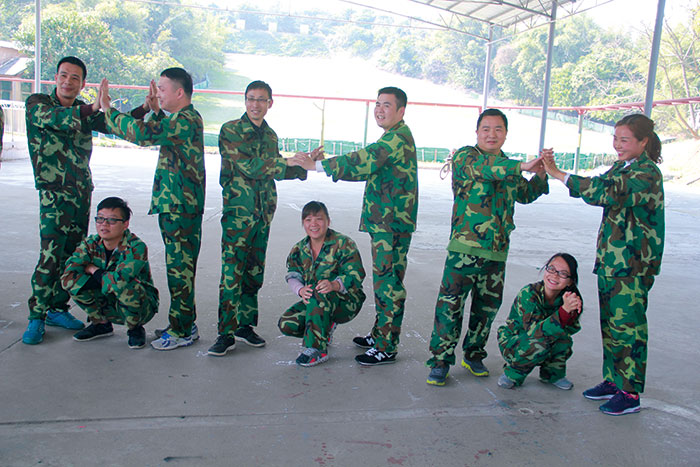 2017年2月13-15日，pp电子“虎狼路”户表拓展训练圆满实现